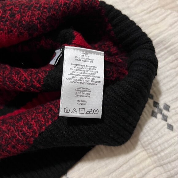 Re/done Striped Wool Sweater Vest M NWOT - Picture 8 of 10